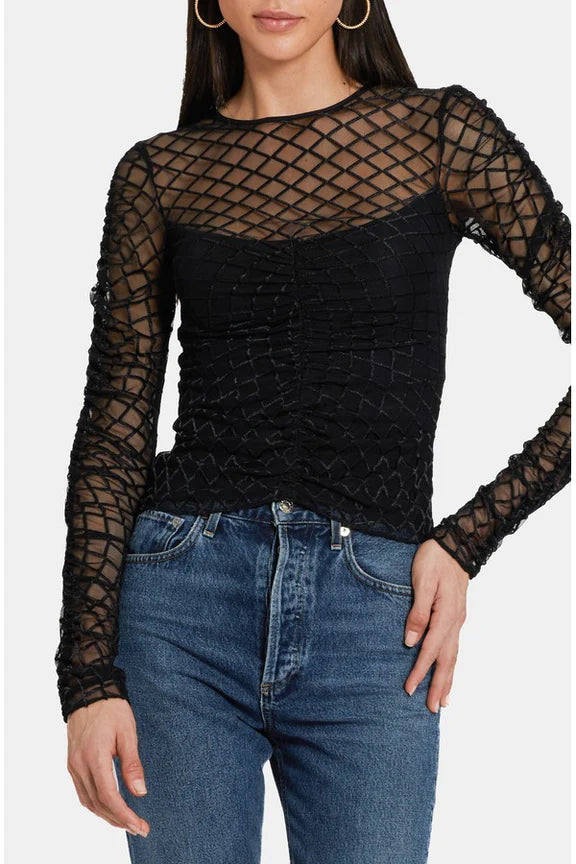 Safira Top in Mesh