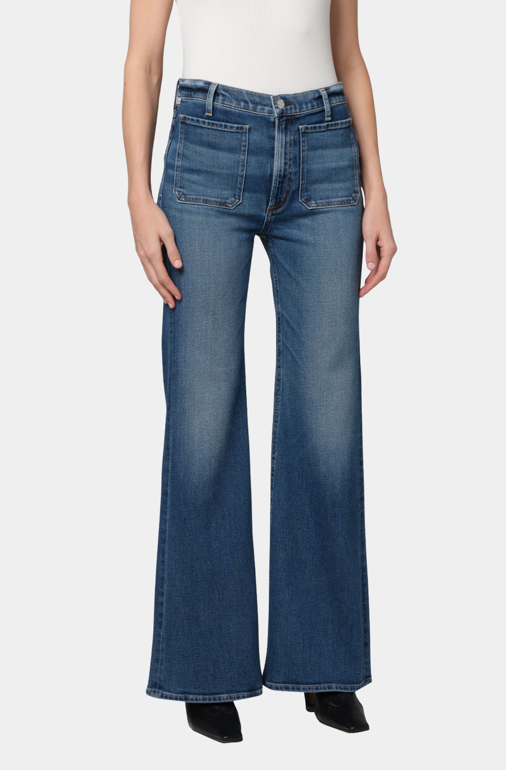 Kimberly Patch Pocket Flare