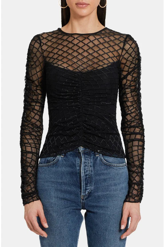 Safira Top in Mesh