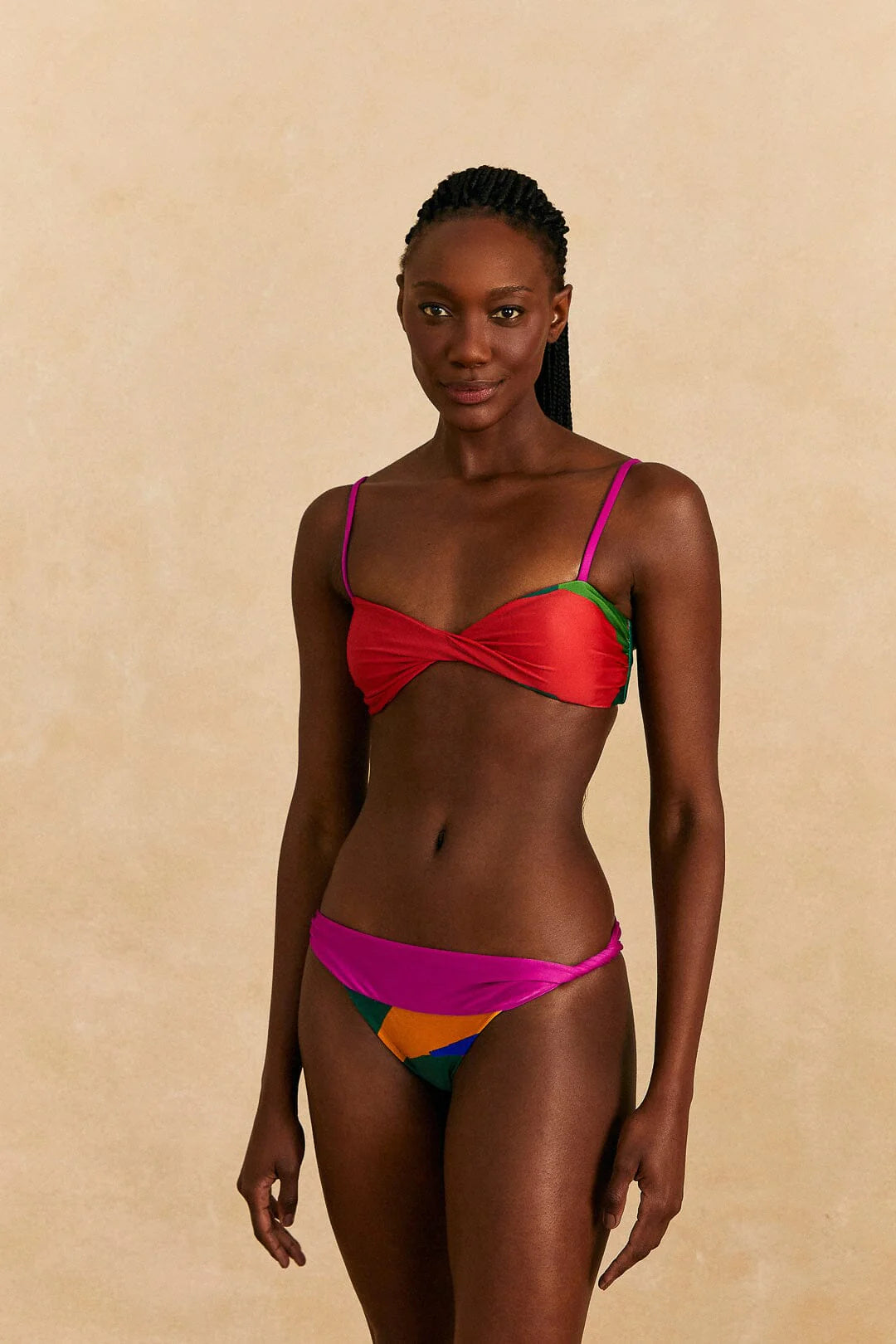 Colorful Leaves Bikini Top