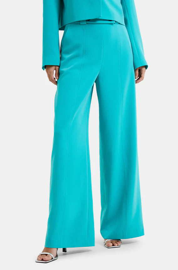 Echo Crepe Wide Leg Trousers