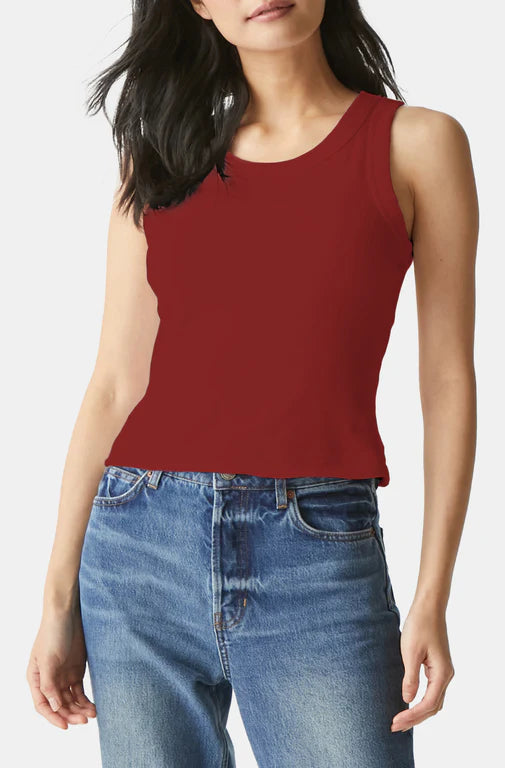 Mina Wide Binding Crop Tank