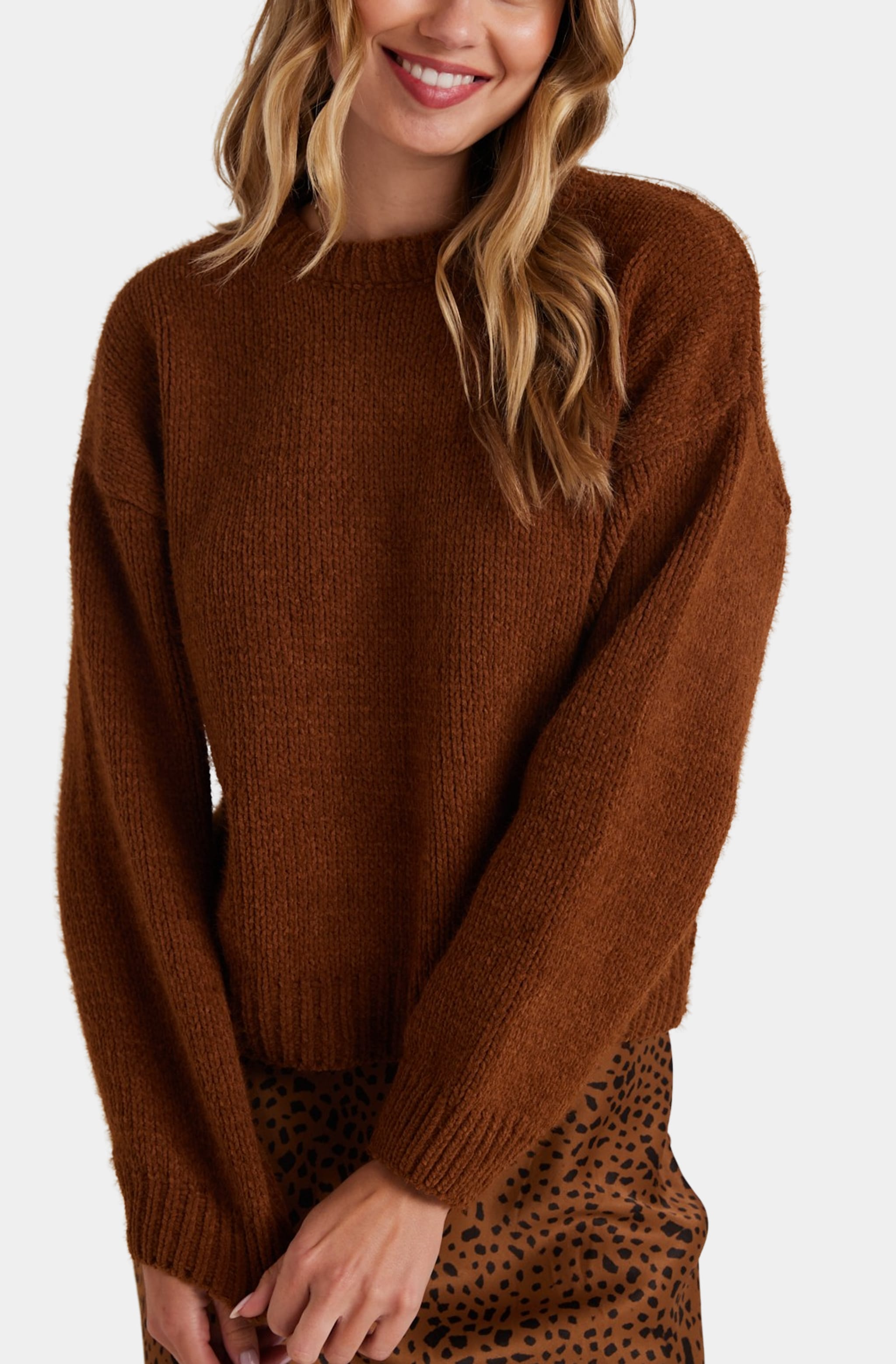 Drop Shoulder Sweater