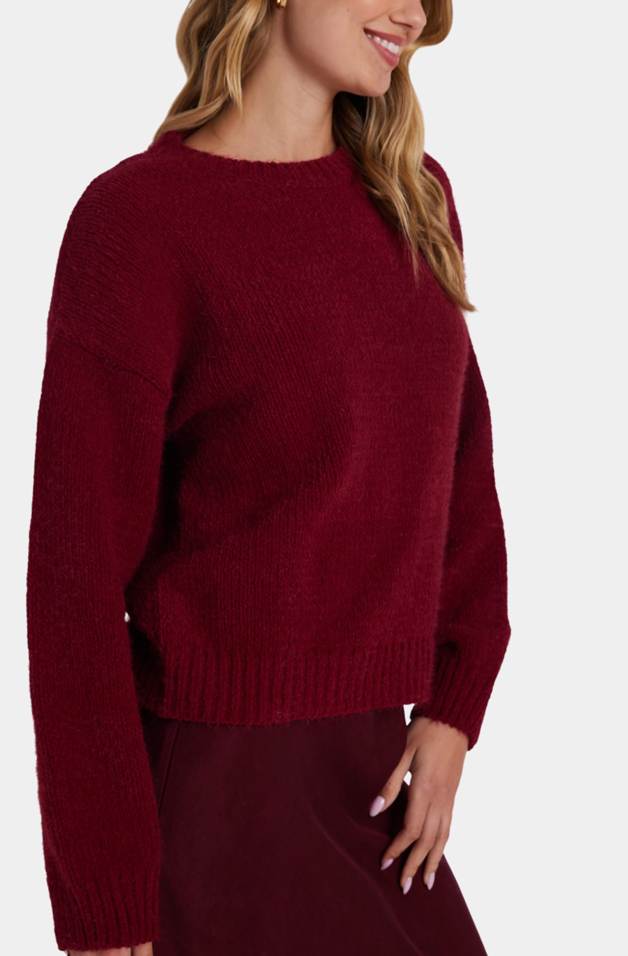 Drop Shoulder Sweater