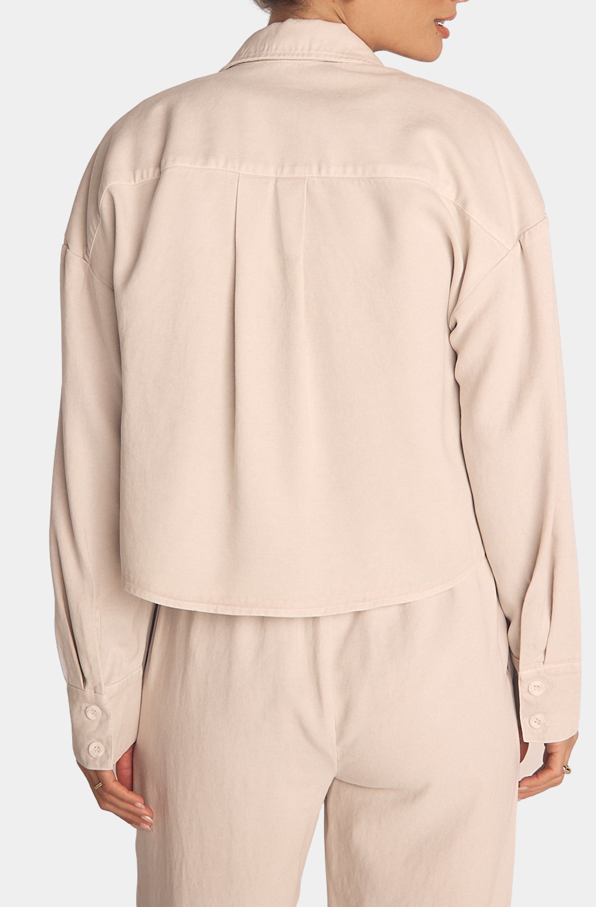 Oversized Cropped Shacket
