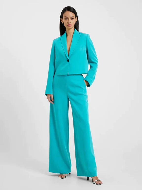 Echo Crepe Cropped Blazer