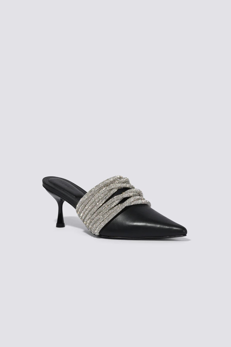 Lian Crystal Heeled Mule