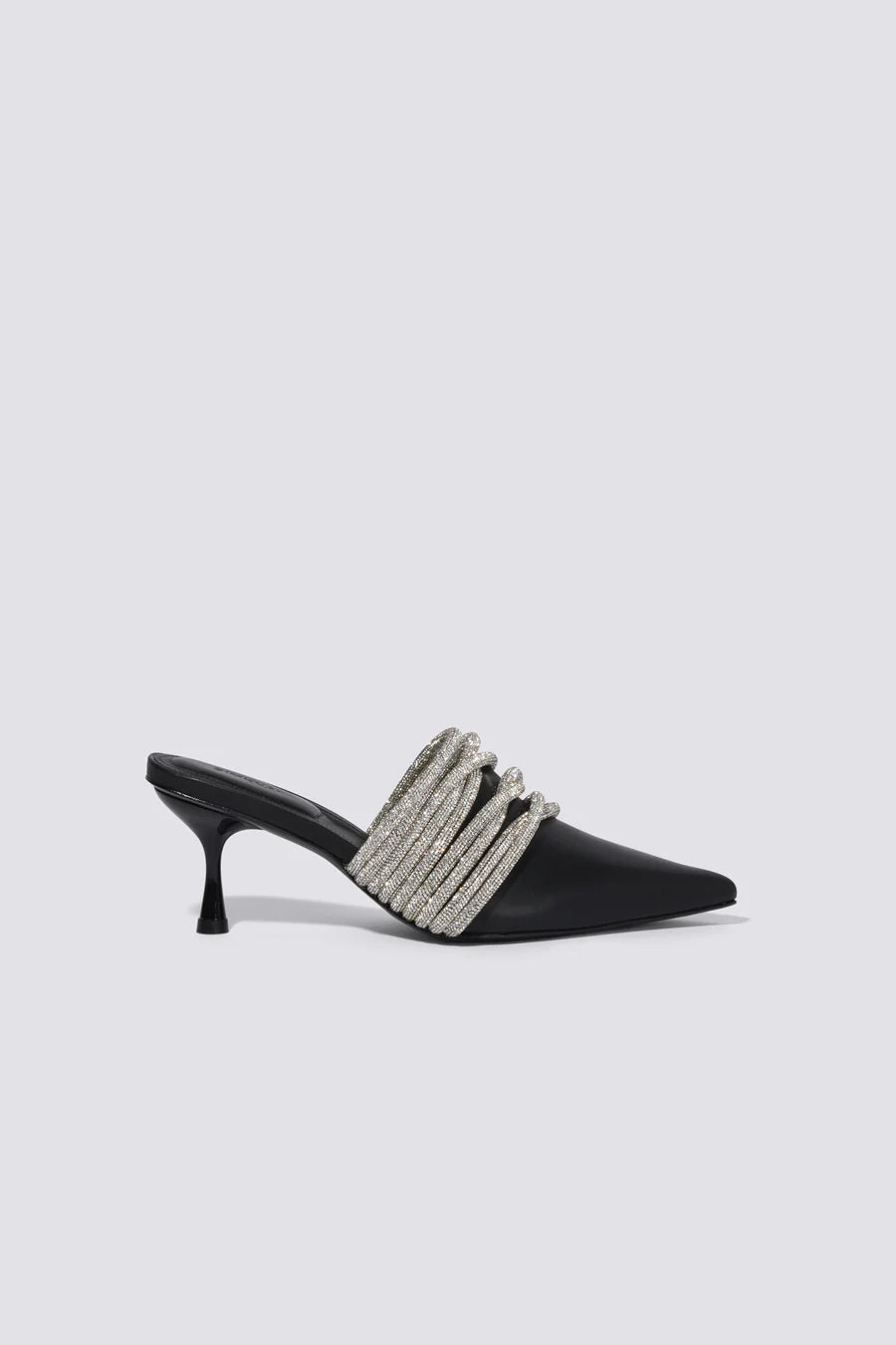 Lian Crystal Heeled Mule