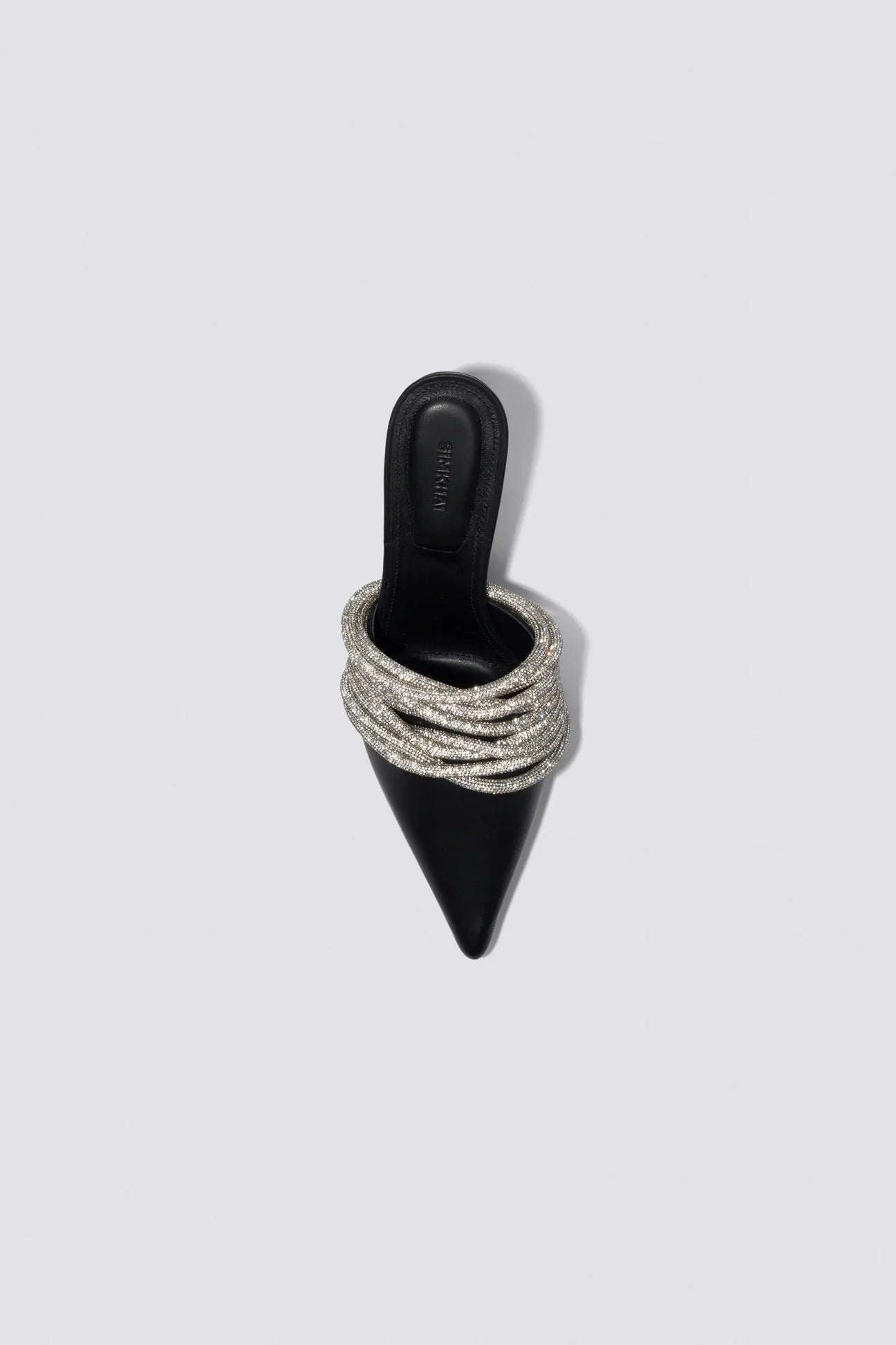 Lian Crystal Heeled Mule