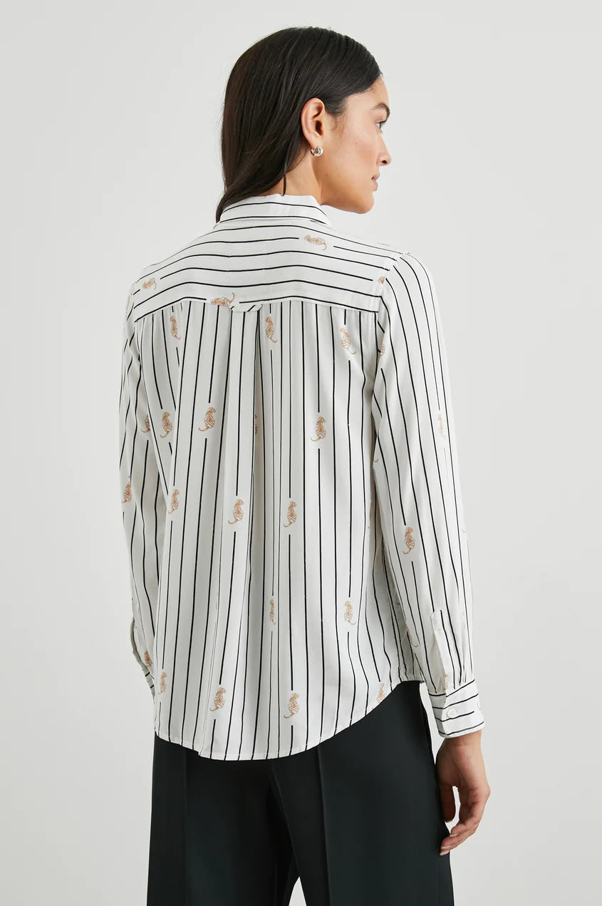 Kathryn Striped Tigers Top
