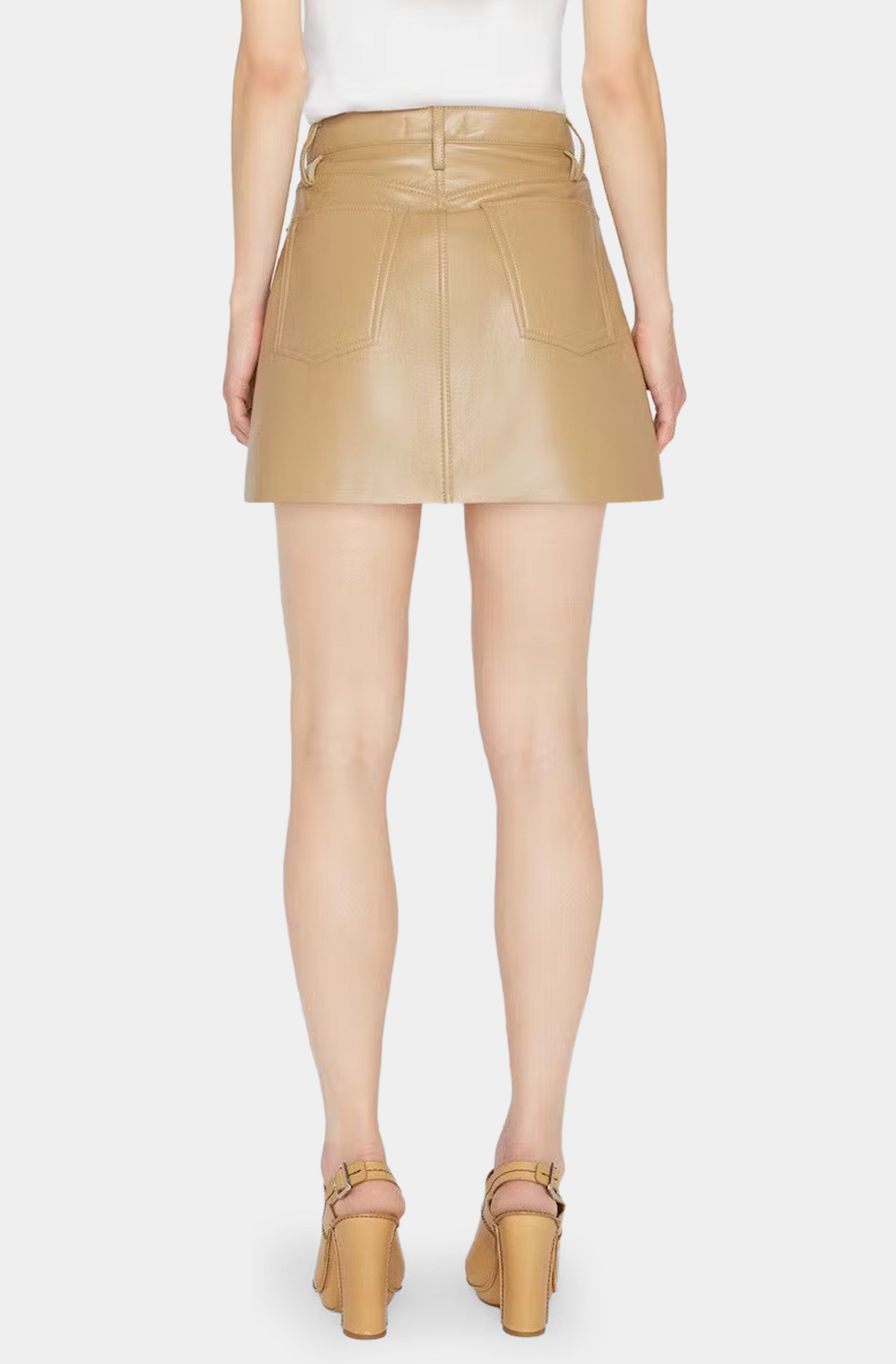 High N Tight Recycled Leather Skirt