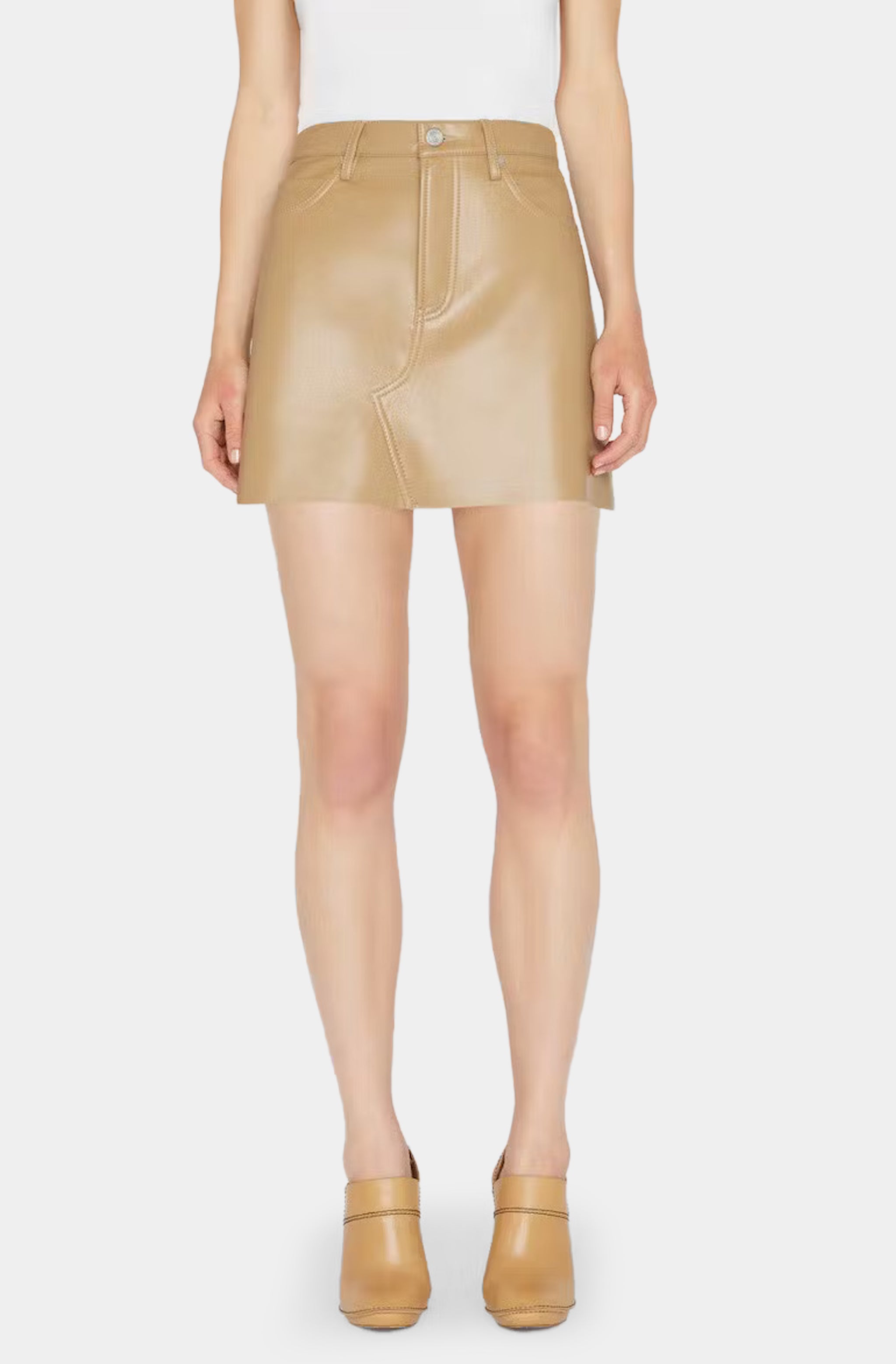 High N Tight Recycled Leather Skirt