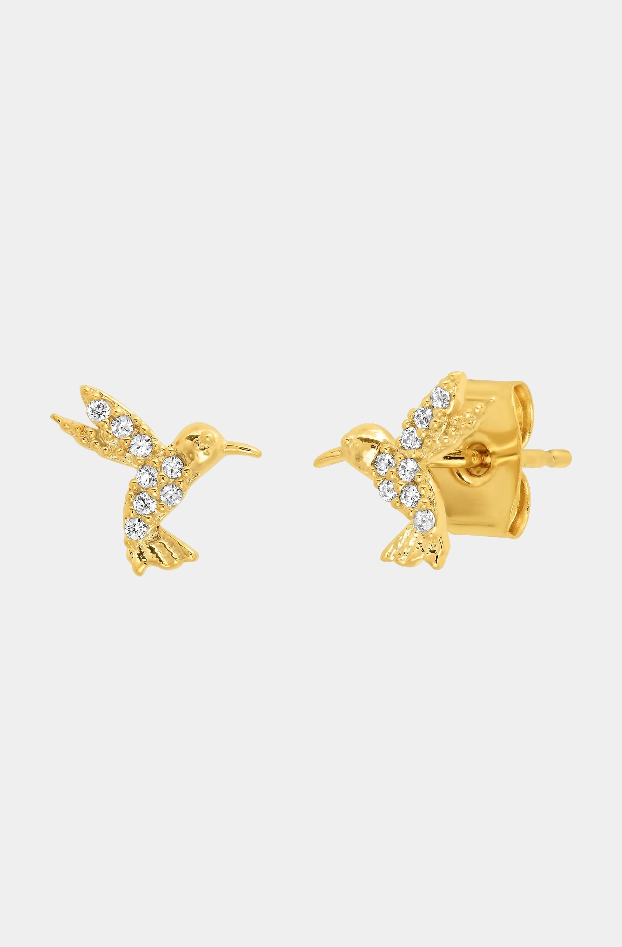 CZ Hummingbird Studs