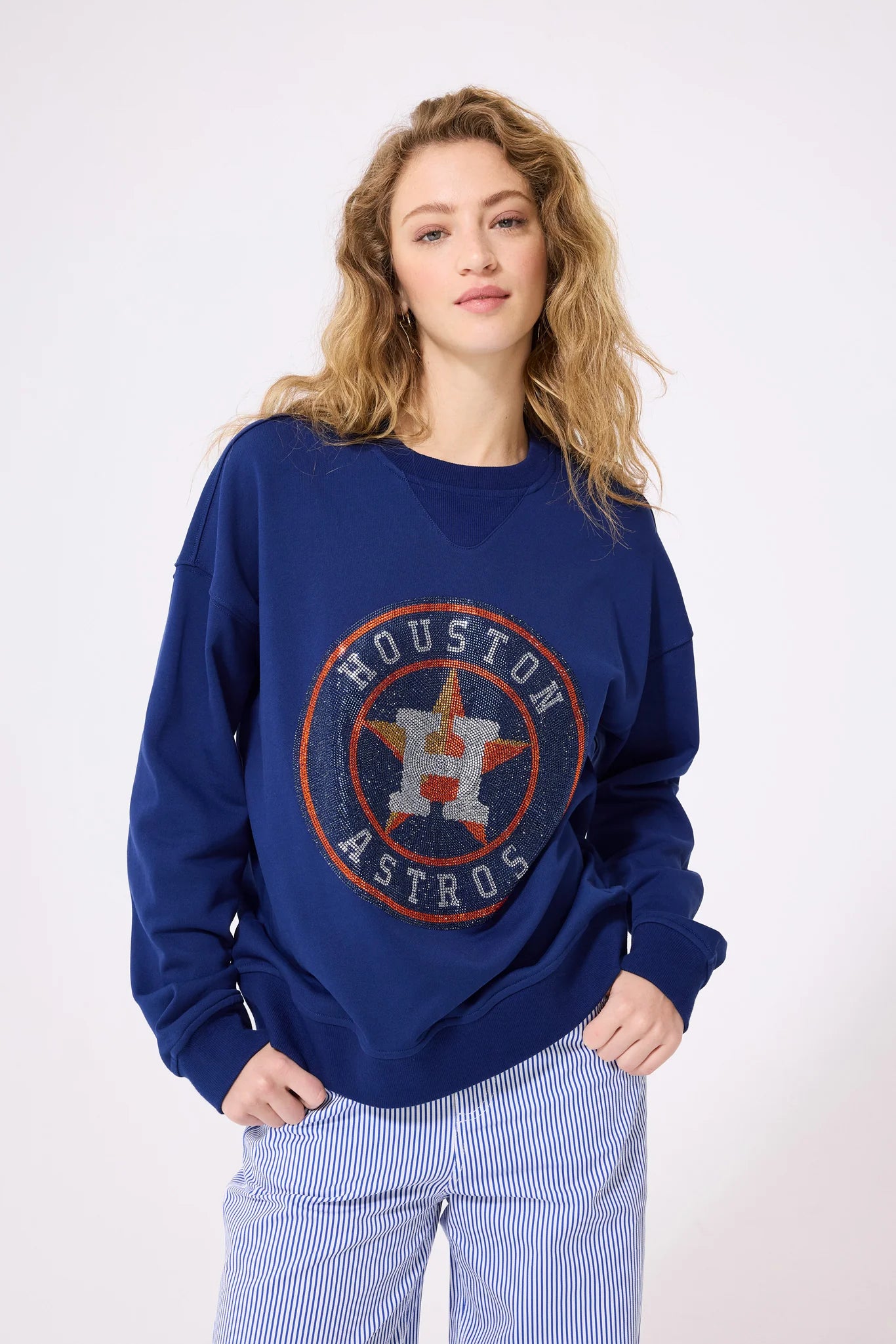 Astros Gemstone Logo Crewneck