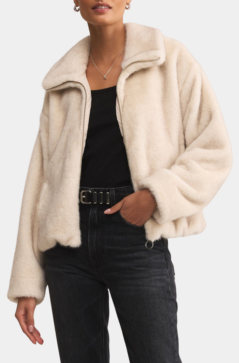 最安値　LEINWANDE Mama's Faux-fur Jacket Suprema Women's Mink Jacket | $4,050.00 | Saint Bernard