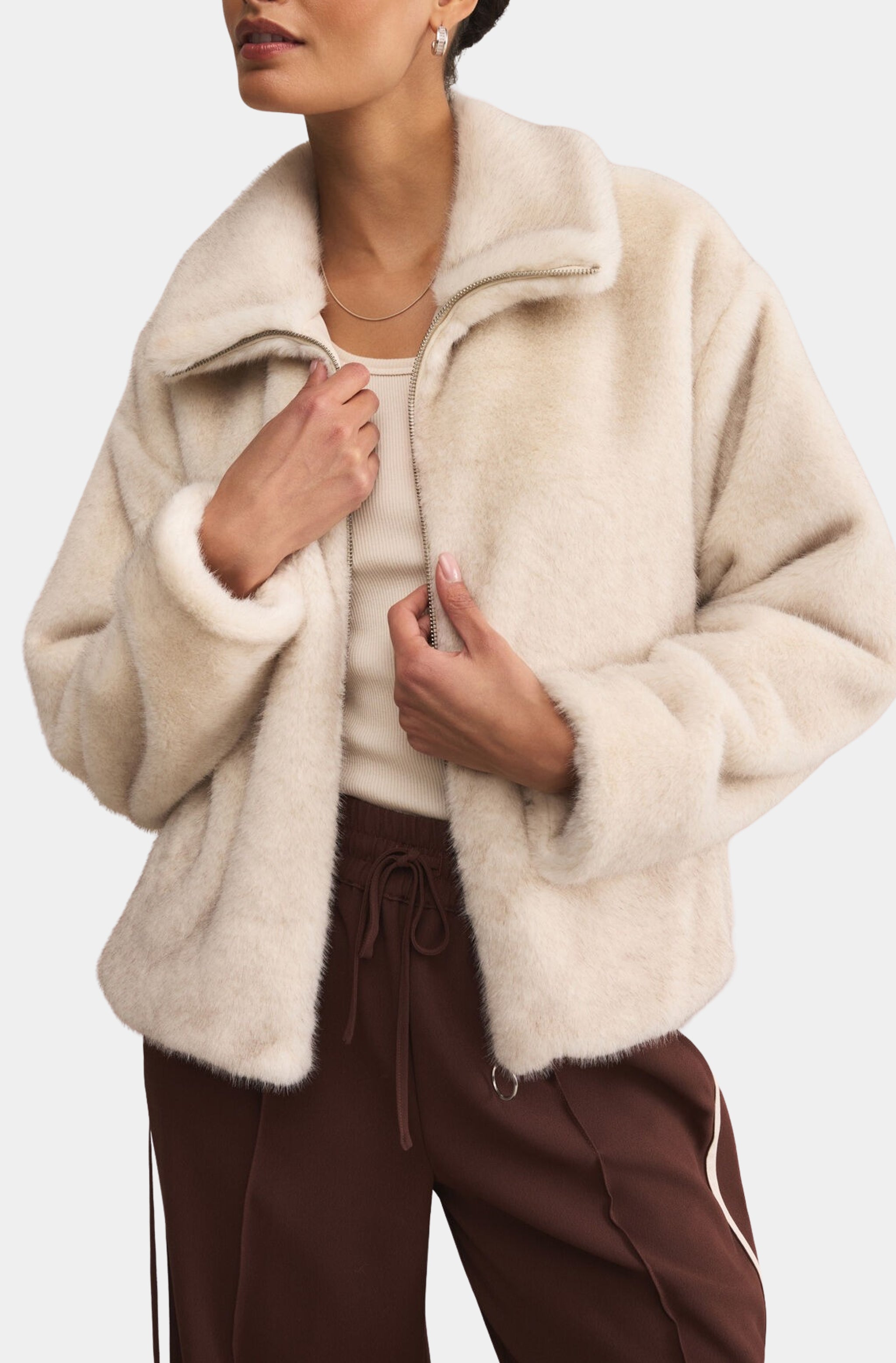 Amethyst Faux Fur Jacket