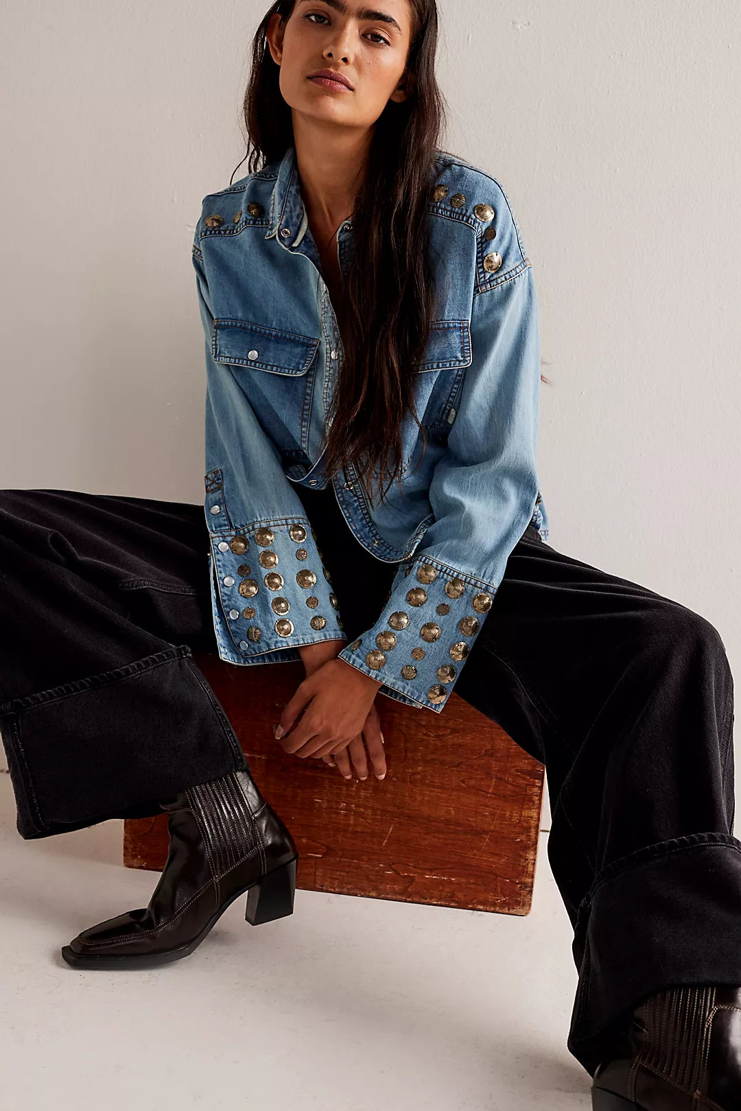 Austin Denim Top