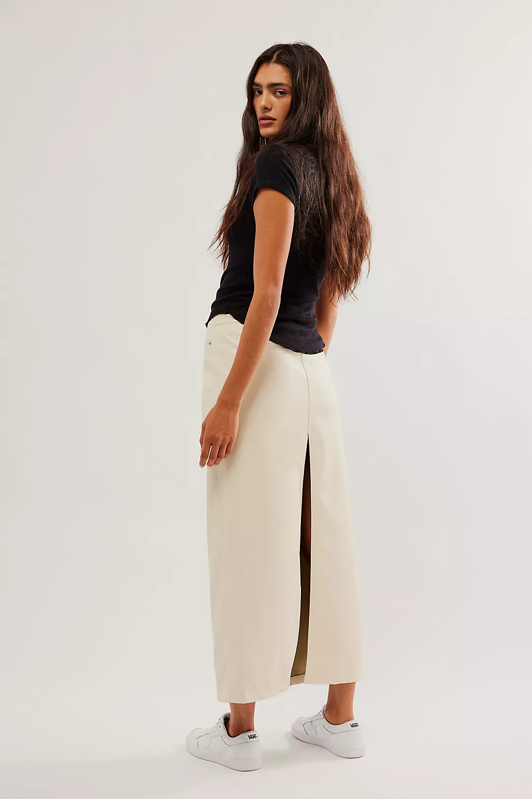 City Slicker Vegan Maxi Skirt