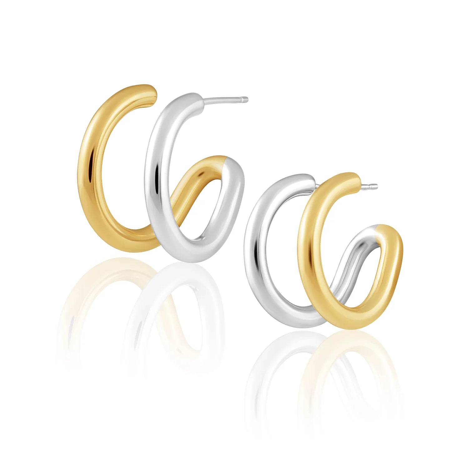 Gisela Two Tone Earrings