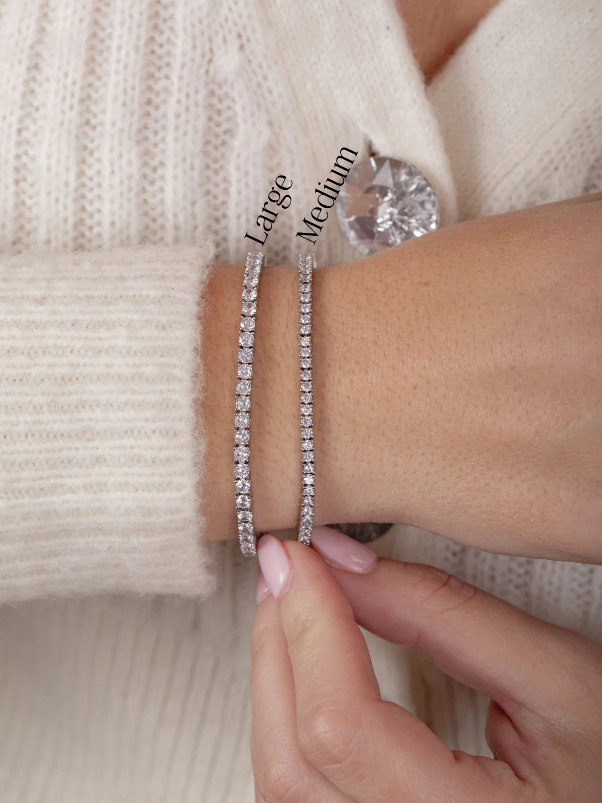 CZ Tennis Bracelet Medium