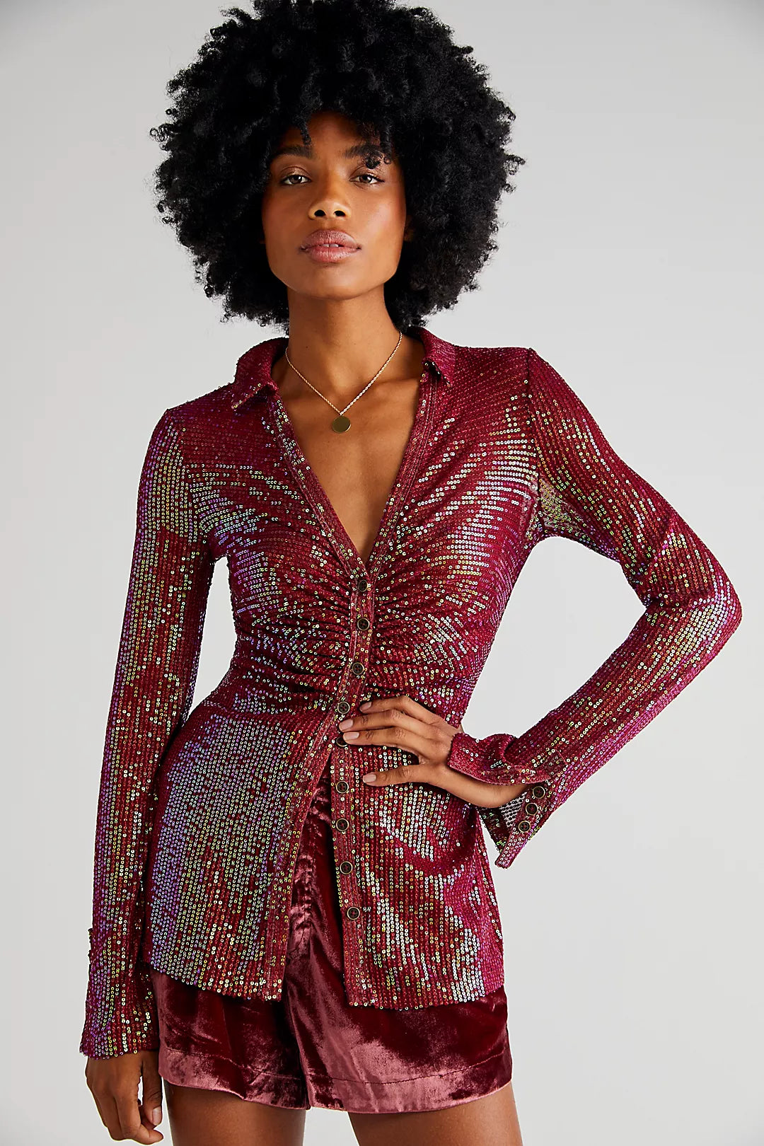 Sequin Shirtee