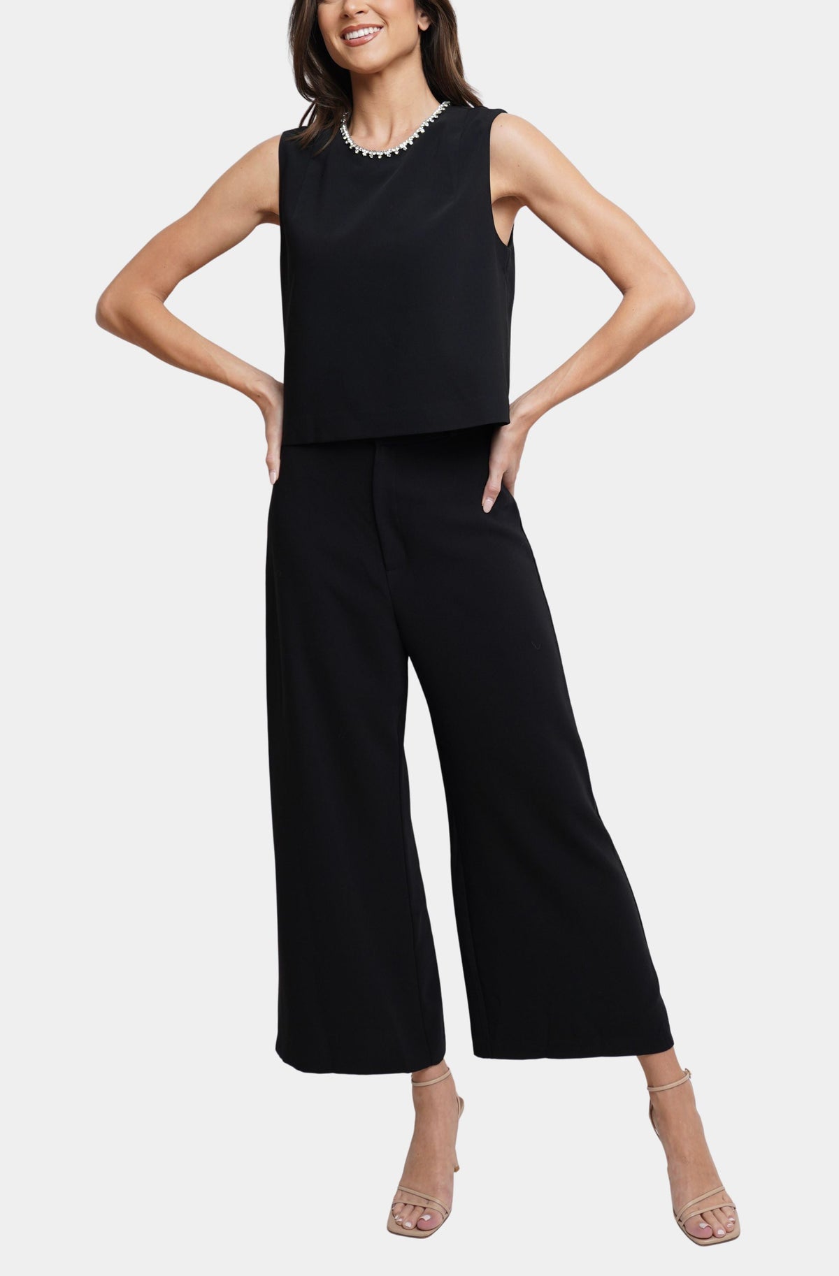 Hemline Exclusive Tompkins Cropped Pant