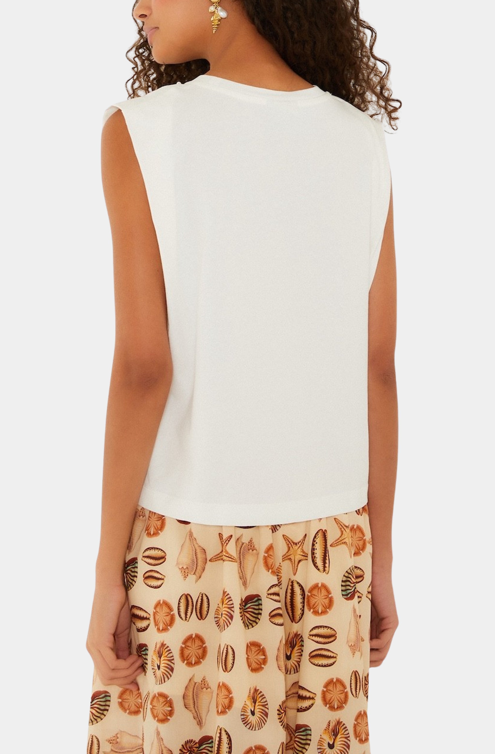 Seashell Embroidered T-Shirt