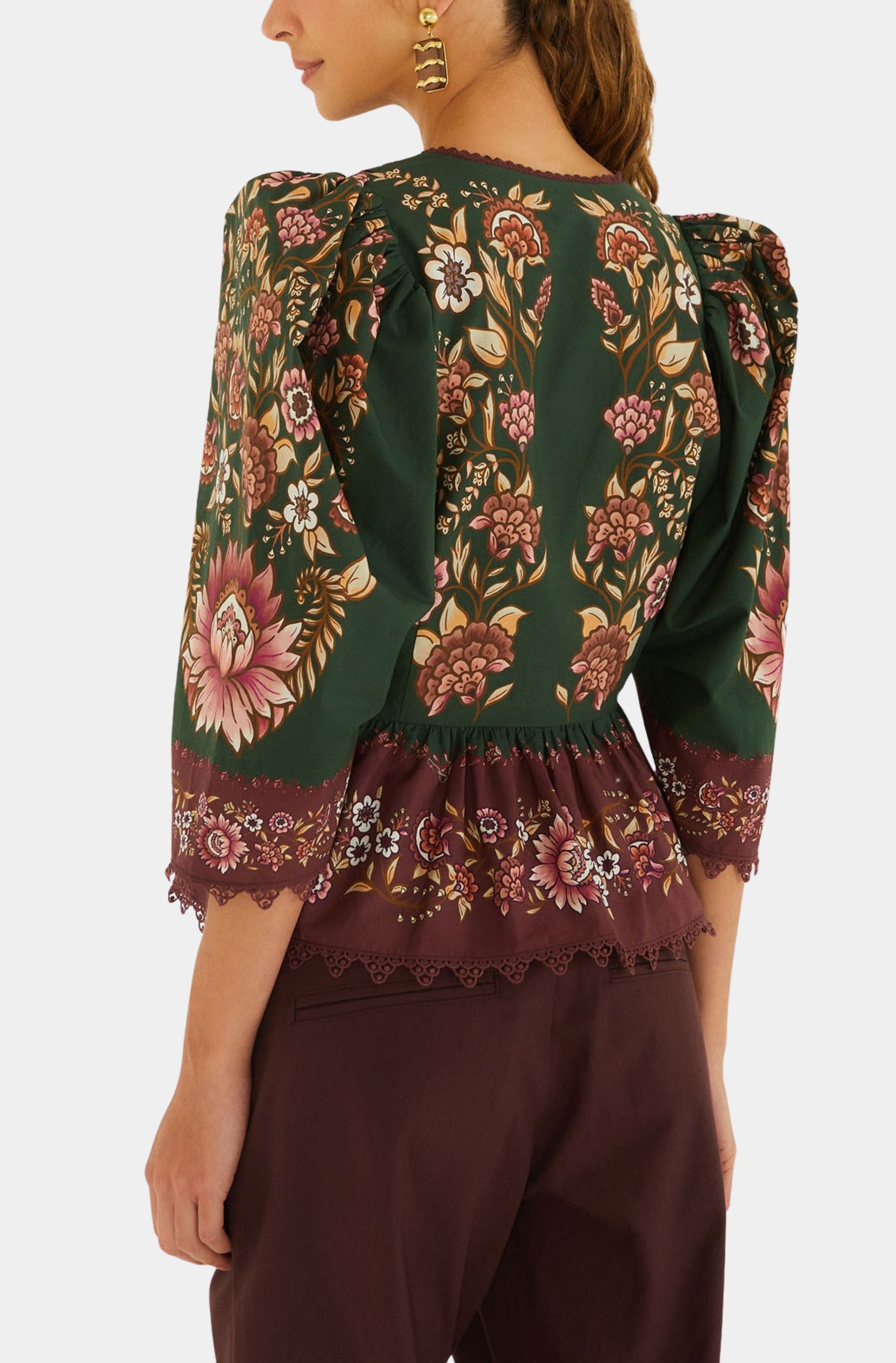 Daniela Green Blouse