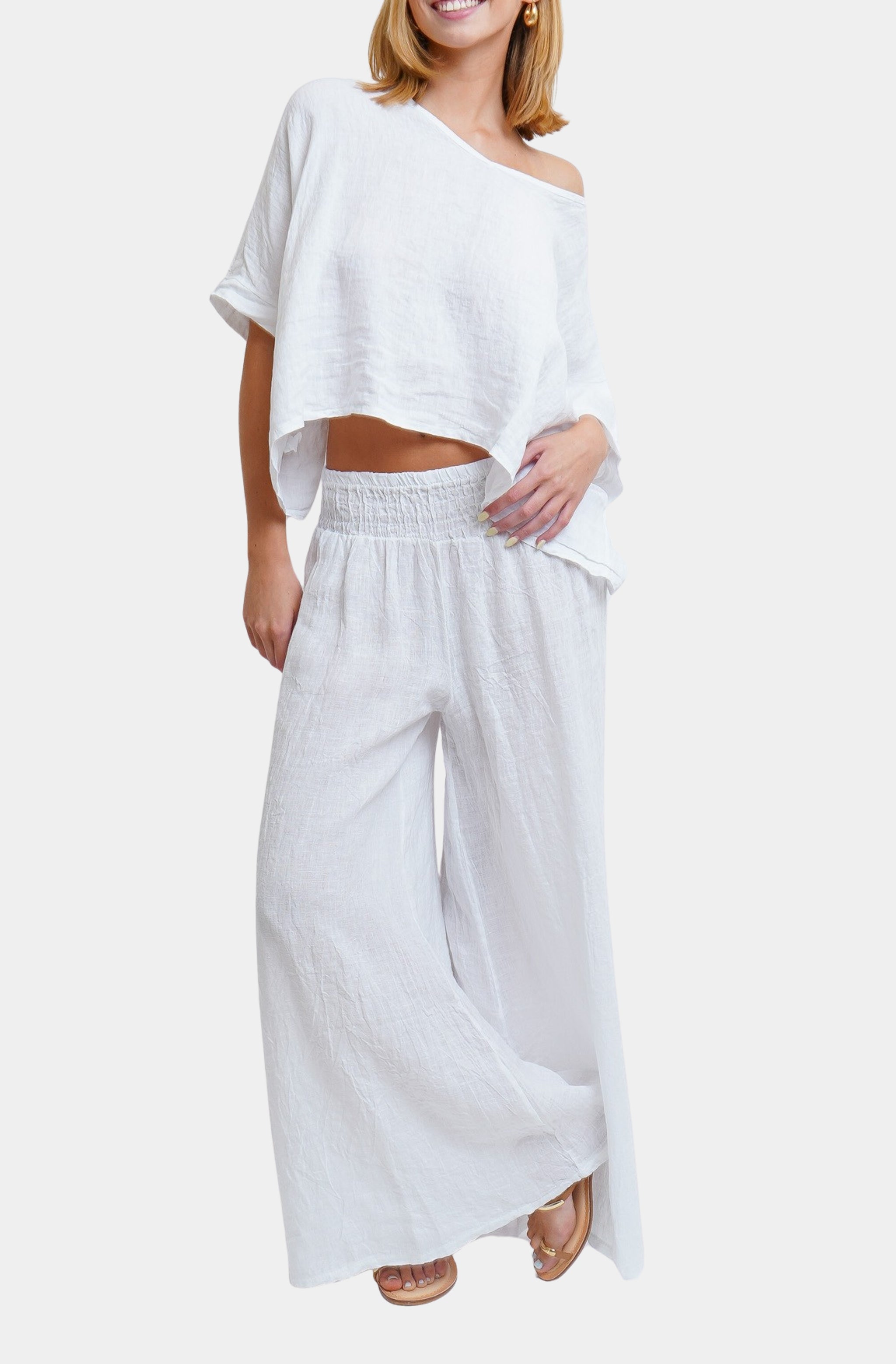 Anita Dolman Sleeve Crop Top
