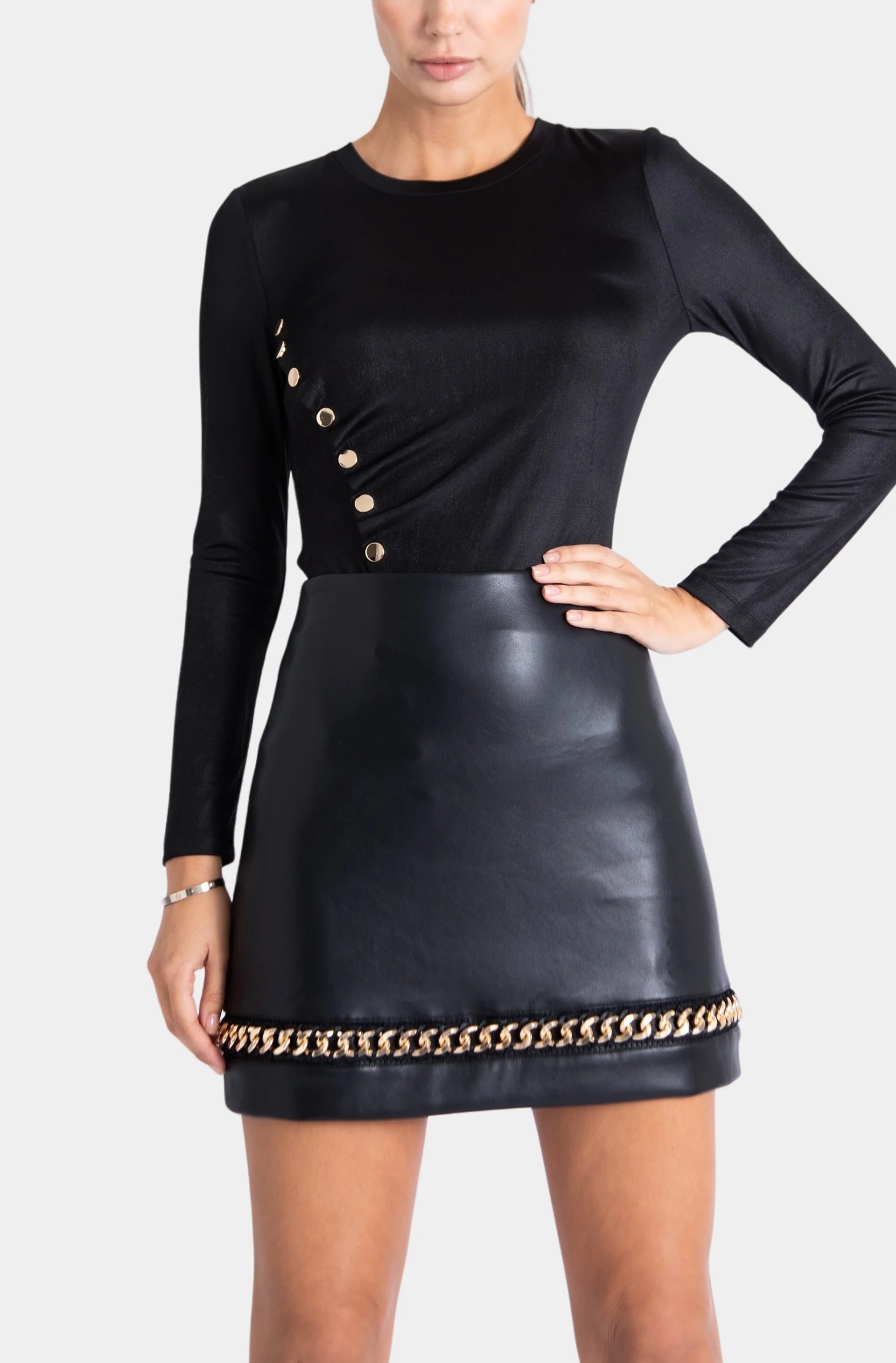 Medea Leather Skirt