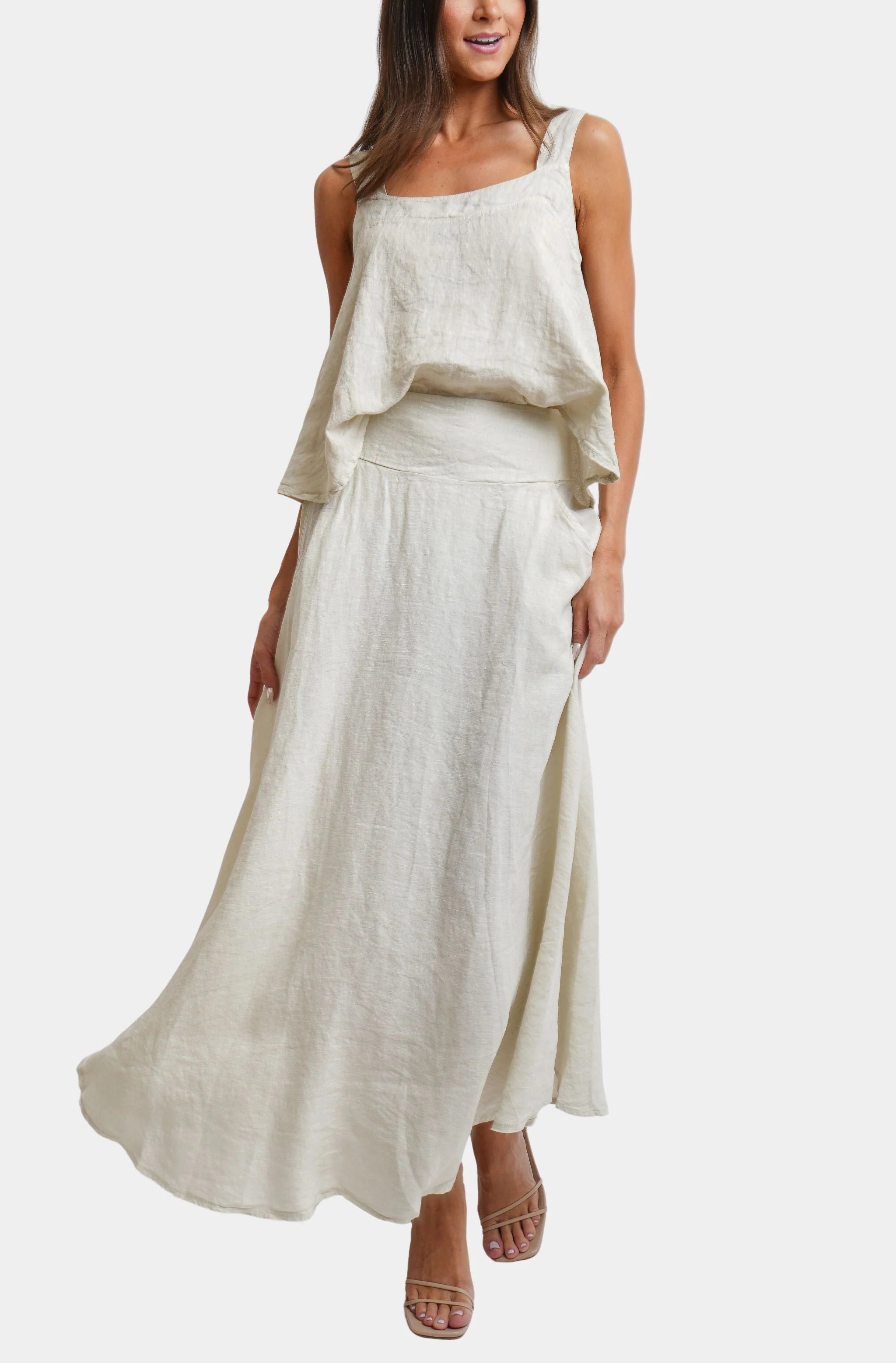 Larissa Linen Tank