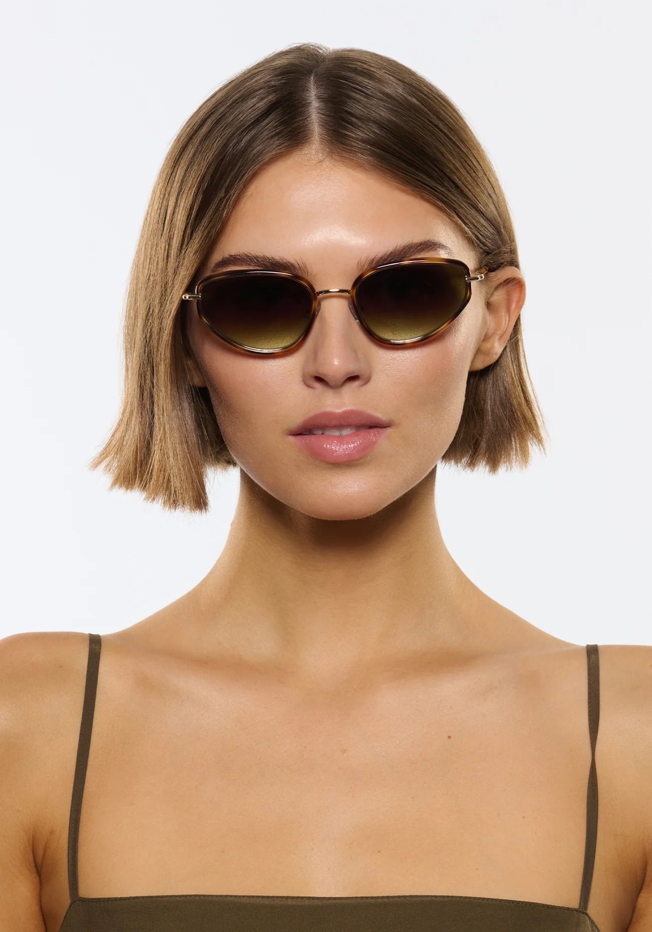 Leah 18K + Maple Sunglass