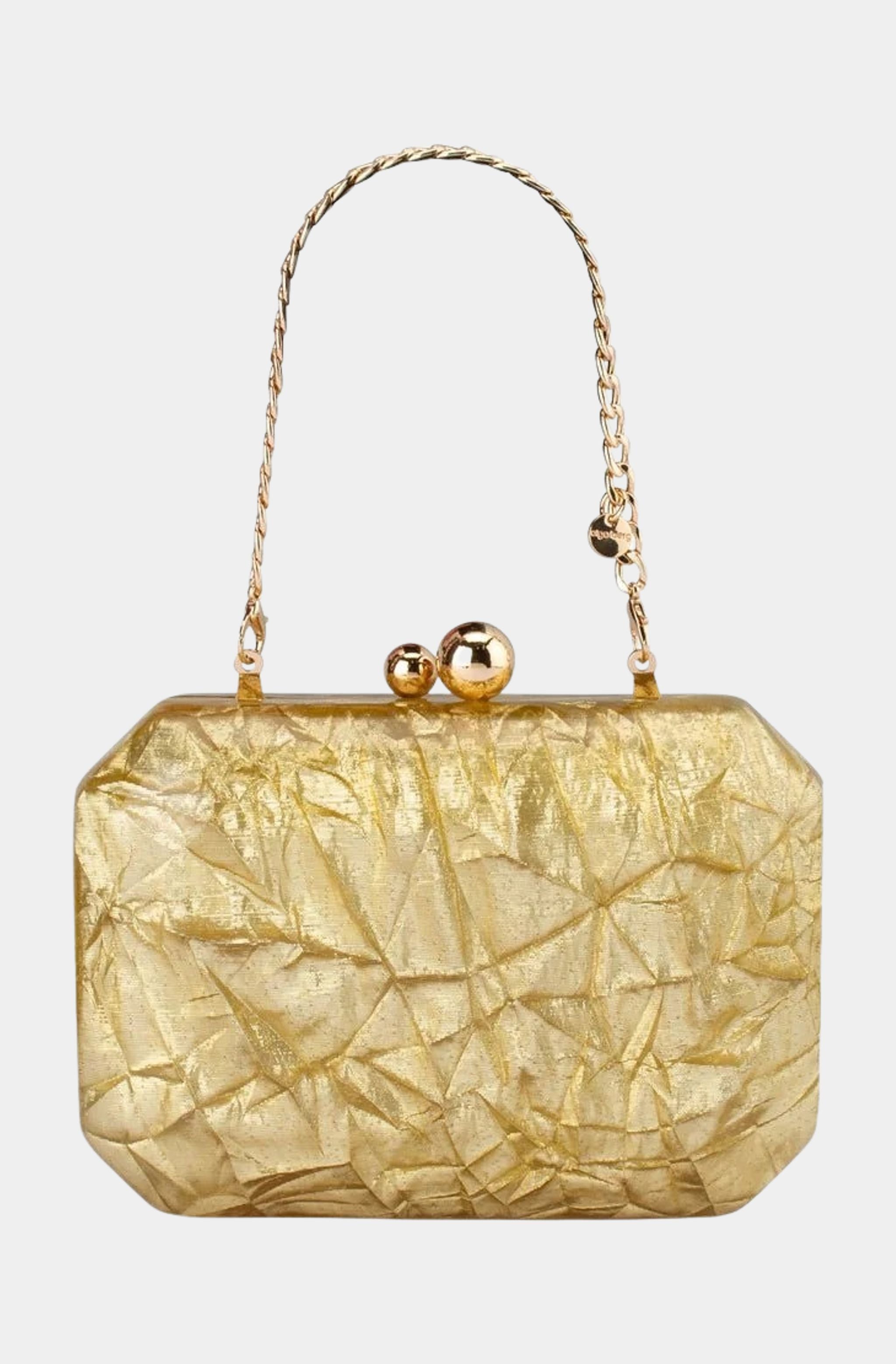 Mateo Metallic Clutch