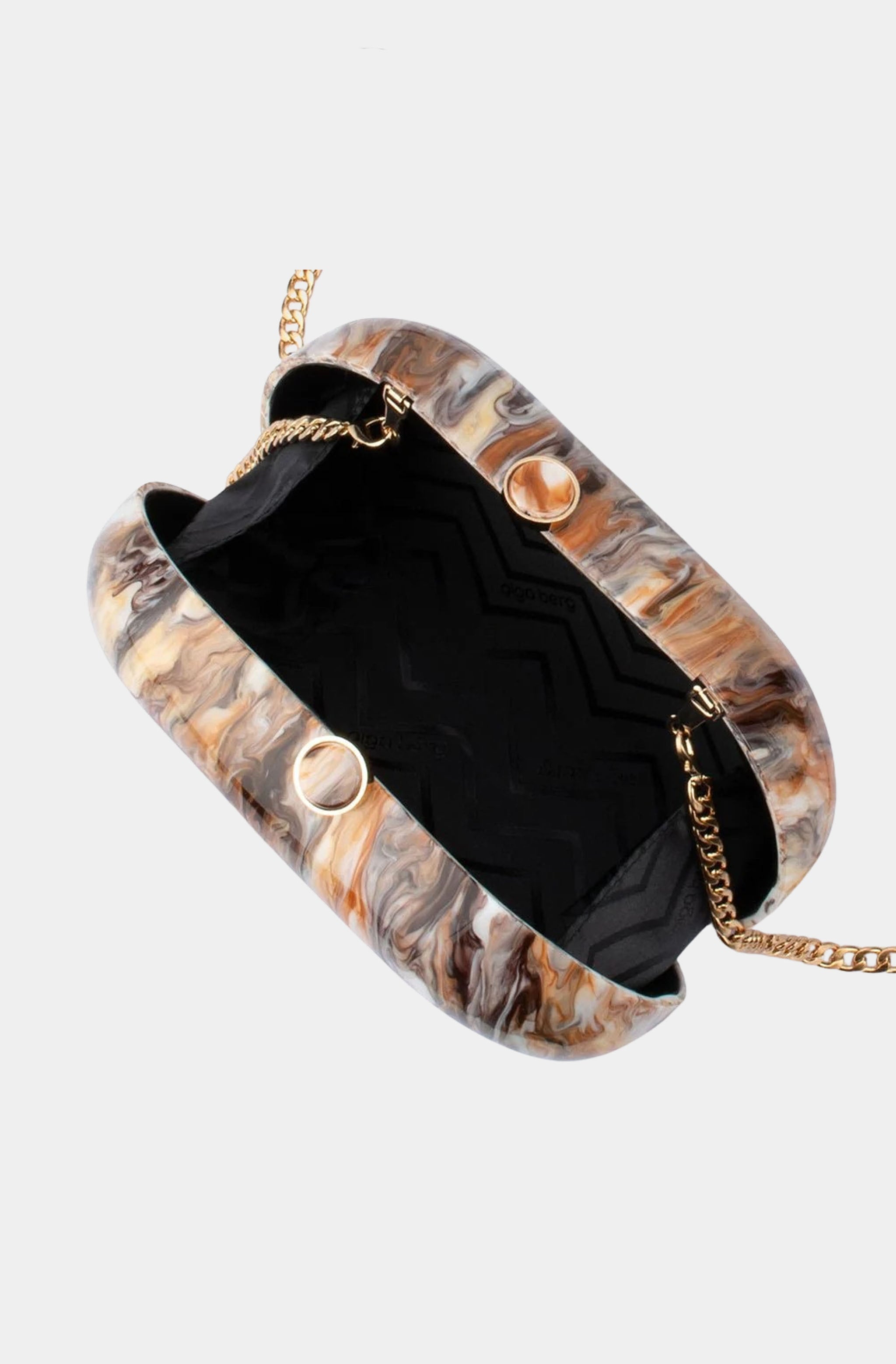 Maeve Marble Clutch