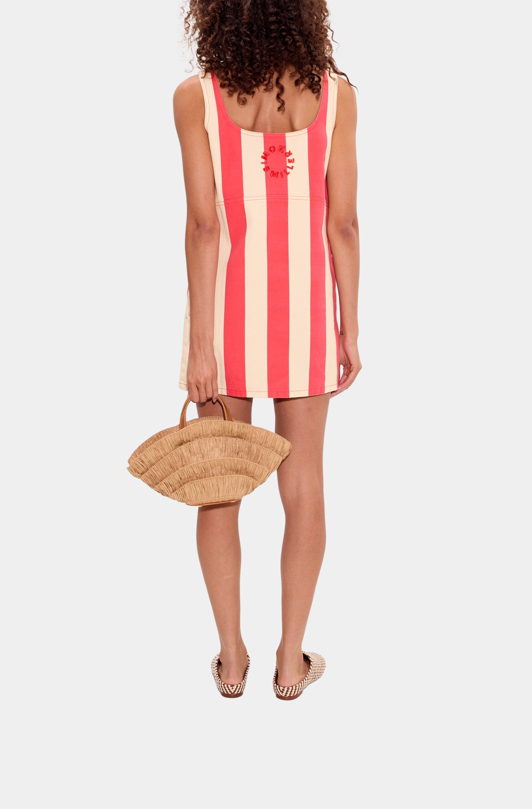 Sahara Striped Denim Dress
