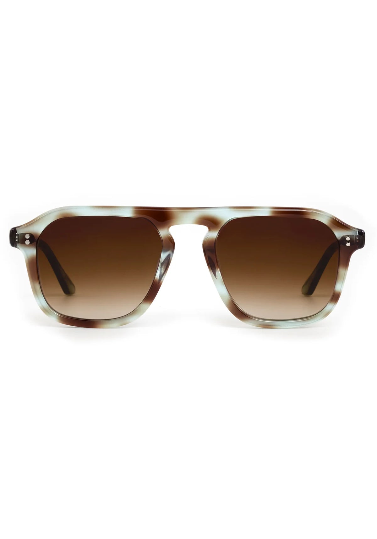 Zander Aquamarine Tort Sunglass
