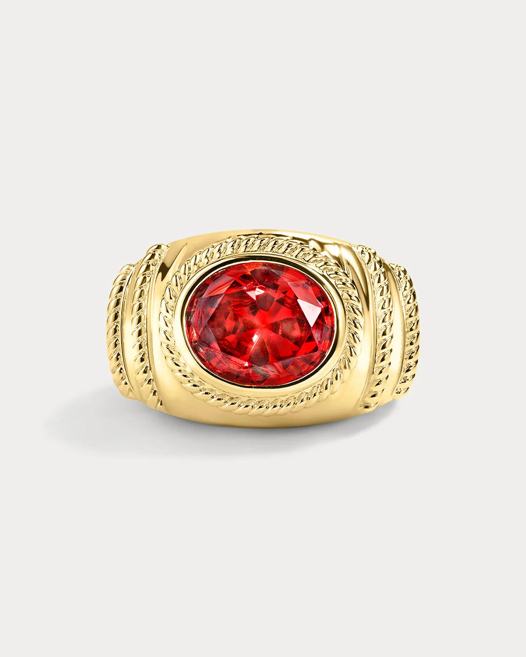 The Elizabeth Garnet Ring