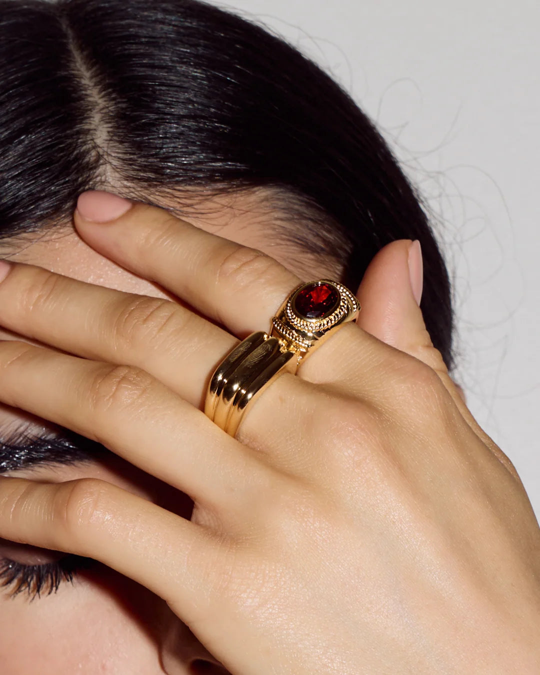 The Elizabeth Garnet Ring