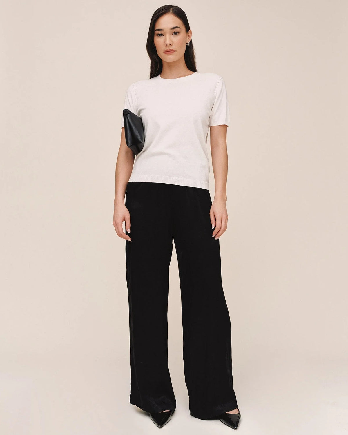 Sleek Clean Wide Leg Pants